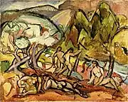 Othon Friesz, Landscape with Figures, 1909, oil on canvas, 65 × 83&nbsp;cm