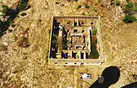 The ruins of Navassa Light keeper's quarters
