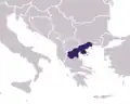 Modern region of Greek Macedonia