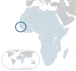 Location of&nbsp;Guinea-Bissau&nbsp;(dark blue)–&nbsp;in Africa&nbsp;(light blue &&nbsp;dark grey)–&nbsp;in the African Union&nbsp;(light blue)