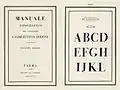 Bodoni's posthumous Manuale Tipografico, 1818