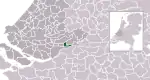 Location of Hardinxveld-Giessendam