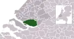 Location of Hoeksche Waard