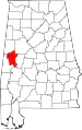 State map highlighting Greene County