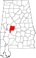 State map highlighting Perry County