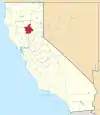 State map highlighting Butte County