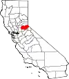 State map highlighting El Dorado County