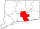 State map highlighting Middlesex County