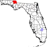 A state map highlighting Jackson County in the northwestern part of the state. It is medium in size.