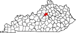 State map highlighting Anderson County
