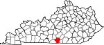 State map highlighting Cumberland County