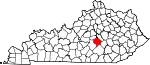State map highlighting Lincoln County