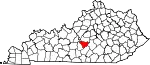 State map highlighting Taylor County