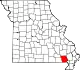 A state map highlighting Butler County in the southeastern part of the state.