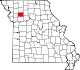 A state map highlighting Caldwell County in the northwestern part of the state.