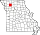 A state map highlighting Daviess County in the northwestern part of the state.