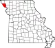 A state map highlighting Holt County in the northwestern part of the state.