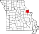 A state map highlighting Lincoln County in the eastern part of the state.