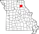 A state map highlighting Shelby County in the northeastern part of the state.
