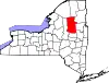 State map highlighting Hamilton County