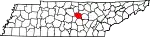 State map highlighting DeKalb County