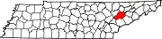State map highlighting Knox County