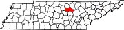 State map highlighting Putnam County