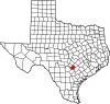 State map highlighting Guadalupe County