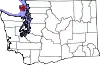 State map highlighting San Juan County
