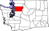 State map highlighting Snohomish County