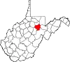 State map highlighting Barbour County