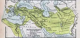 The principal Achaemenid satrapies, ~500 BC.