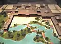 Model of a residence and garden at Heian-kyō (Kyoto), around 1000