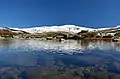 View of Mount Kosciuszko and the Etheridge Range from the headwaters of the Snowy River