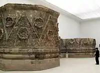 The Mshatta Facade, from a palace near Damascus, 740s