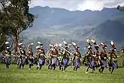 Warrior dancers (Papua New Guinea)