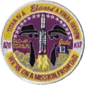 The Blues Brothers featured on the National Reconnaissance Office launch number 7 (NROL-7) mission patch