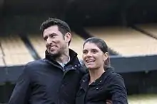 Hamm with husband Nomar Garciaparra, 2010