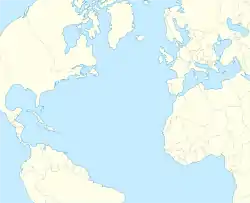 A map of the North Atlantic