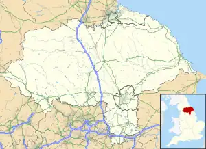 Middlesbrough is located in North Yorkshire