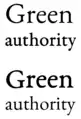 Optical sizes in EB Garamond. Top, correct use: large text more delicate, small text more solid. Below, wrong way round.