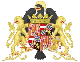 Coat of arms as Queen of Castile