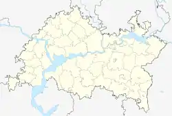 Kazan is located in Tatarstan