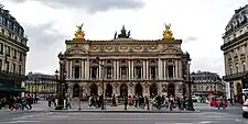 The Paris Opera was the centerpiece of Napoleon III's new Paris. The architect, Charles Garnier, described the style simply as "Napoleon the Third".
