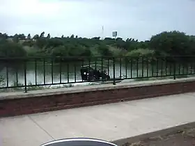 Border Patrol patrolling the Rio Grande in an airboat in Laredo, Texas
