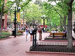Pearl Street Mall in downtown Boulder, Colorado