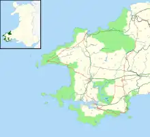 map of area of national park in the county