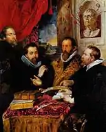 Peter Paul RubensThe Four Philosophers. 167 × 143&nbsp;cm.