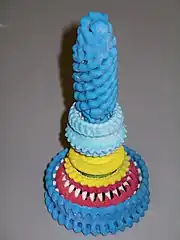 Physical model of a bacterial flagellum