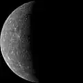 Mercury in black and white